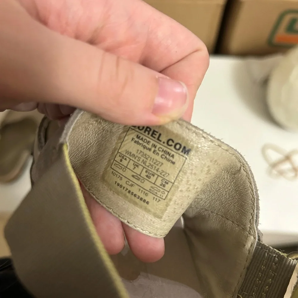 Sorel Torpeda Velcro Leather Suede Double Strap Sandals Size‎ 9 - Picture 6 of 6